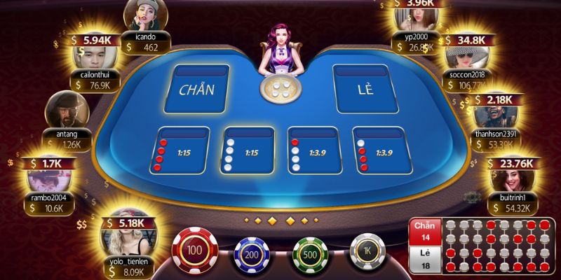 Chiến thuật đánh game xóc đĩa bằng bảng vị hay, thuận tiện